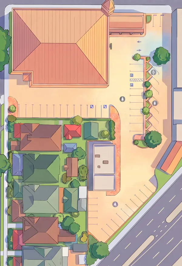 Mapa das barracas do Brazilian Family Day